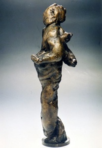 Colonne torse dos, bronze, 8ex. 50cm