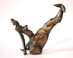 Sirène d'alarme, bronze, 20cm